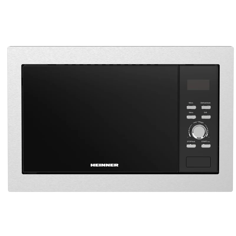 Heinner HMW-BI2360SS Mikrowelle – Einbau – 23 Liter – Grill – LED – Edelstahl