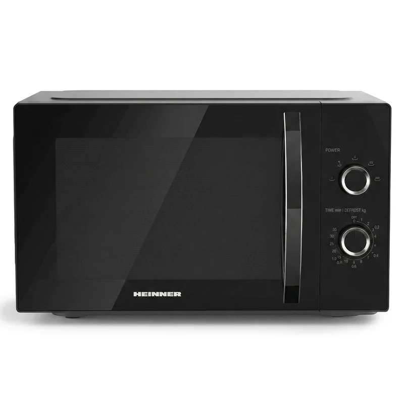 Heinner Mikrowelle HMW-MD25MBK – 25 Liter – 800 W – 5 Leistungsstufen – Schwarz
