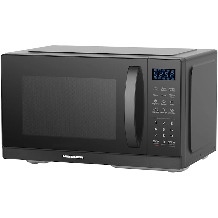 Heinner Mikrowelle HMW-MD25DBK – 25 Liter – 900 W – digital – schwarz