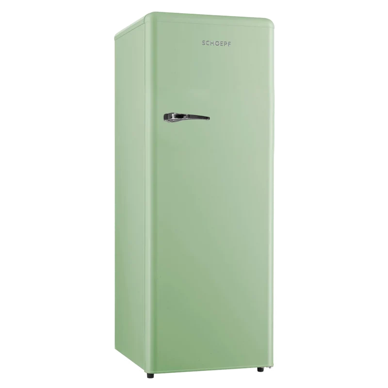 SCHOEPF Vollraum-Kühlschrank Retro RKS245SGD / EEK: D / Grün / 238L