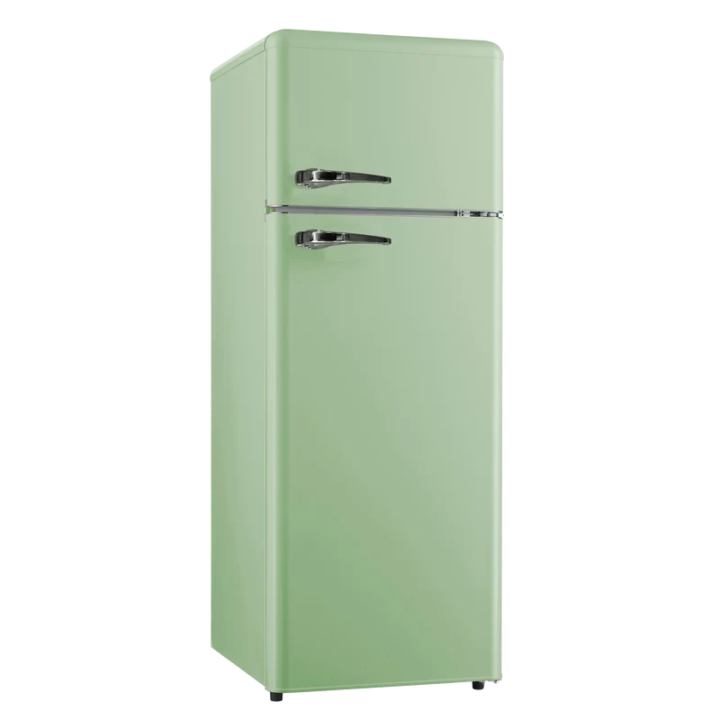 SCHOEPF Kühl- Gefrierkombination Retro RKG218DSG / EEK: D / Grün / 211L