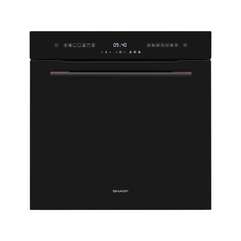 Sharp KA-75L64BNH-EU Built-In 73lt. Standard Multifunction Oven, Pure Black