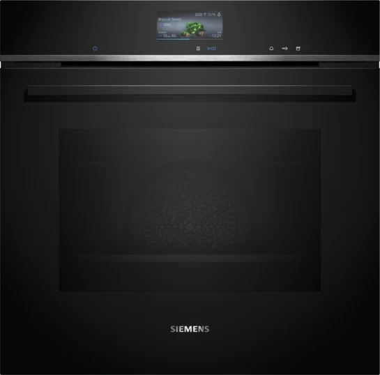 iQ700 Einbau-Backofen mit Dampfunterstützung 60 x 60 cm Schwarz, Edelstahl HR776G1B1