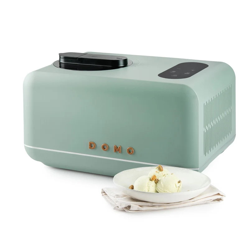 Domo Glacemaschine mit Kompressor, DO9307I, 1.5l, grün