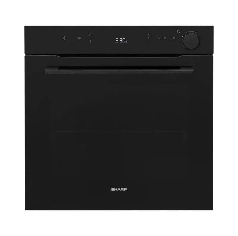 Sharp KA-73G68BNH-PL Built-In 78lt. Steam Assisted Multifunction Oven, Pure Black
