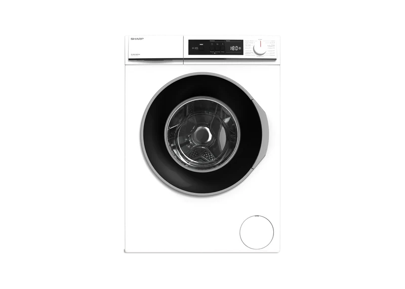SHARP ES-NFA814BW1NA-IT Freestanding Washing Machine 8 kg 1400 RPM A Class with Advanced Inverter Motor Technology