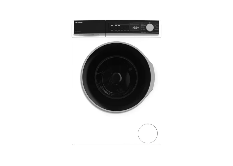 SHARP ES-NFB814AWNA-FR Freestanding Washing Machine 8 kg 1400 RPM A Class with Steam Technology