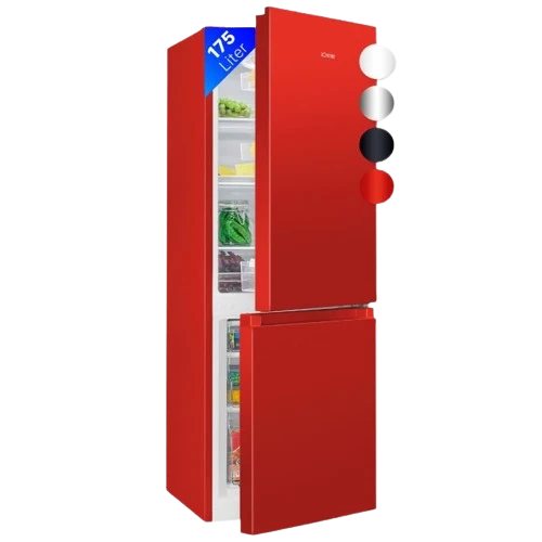 Bomann KG 320.2 Kühl-Gefrierkombination Retro Rot 242L EEK E