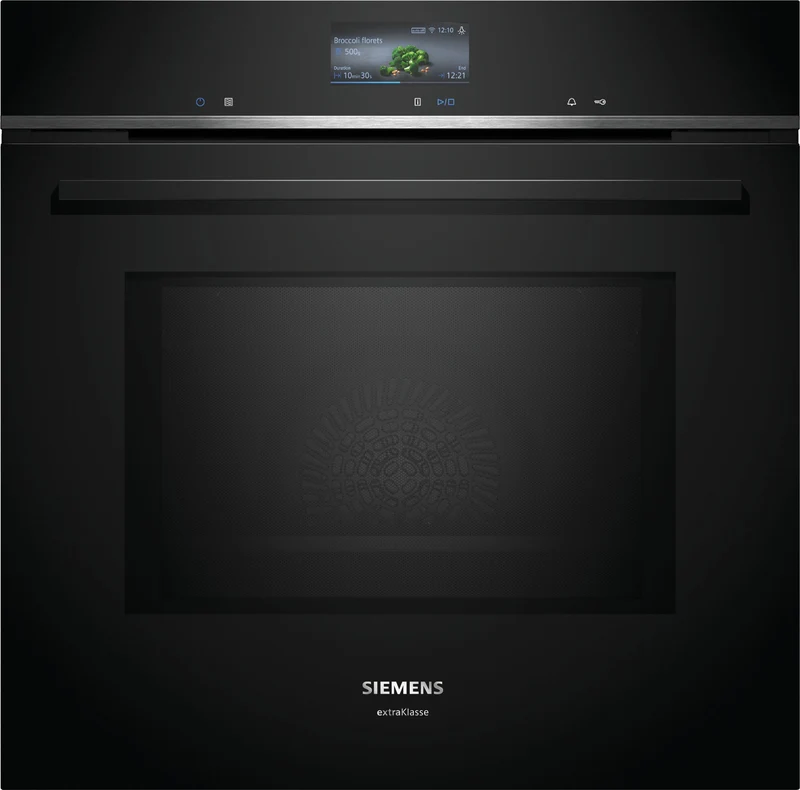 Siemens Einbau-Backofen mit Mikrowelle iQ700, HM776GNB1F