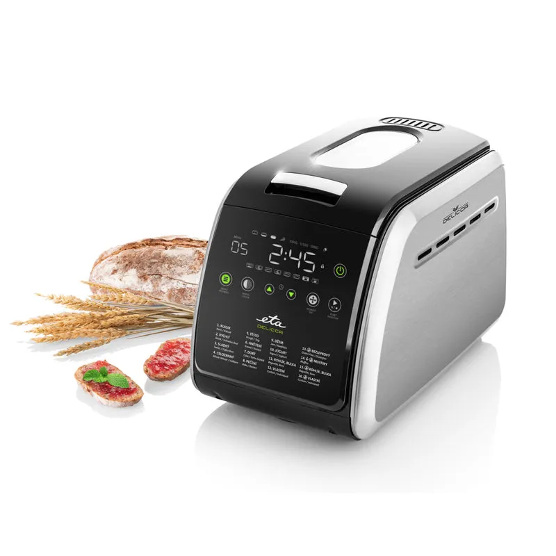 Brotbackautomat ETA Delicca II 7149 90030 schwarz/rostfreier stahl