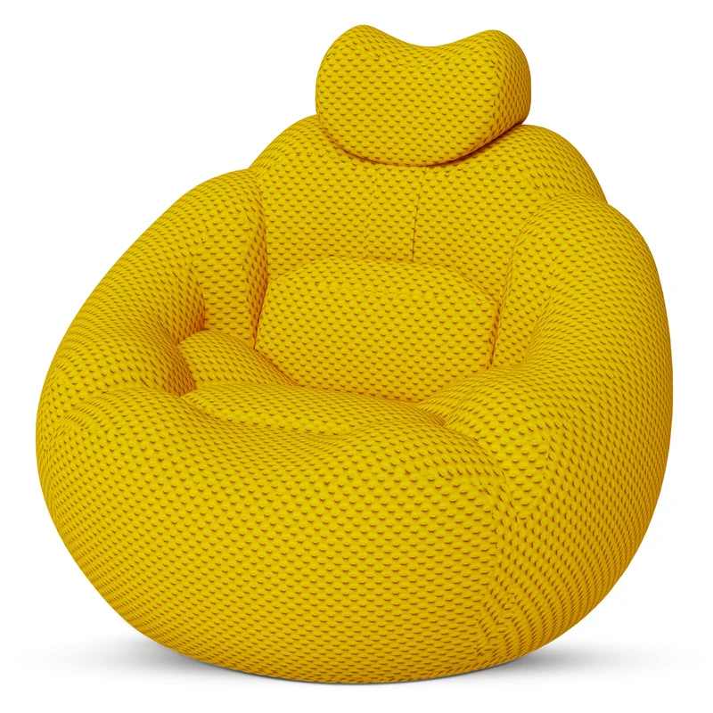 Medisana Massagesessel Bubble-Sofa RS200, sonnengelb mit Massagefunktion