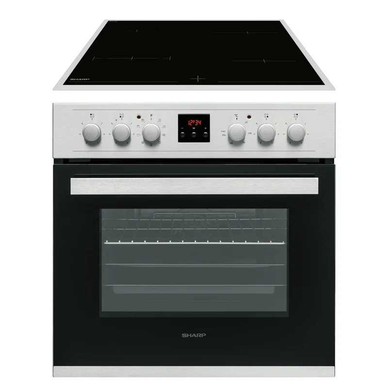 Sharp Kochherd Set Backofen und Cerankochfeld, Einbau, K-62D19IM0-EU