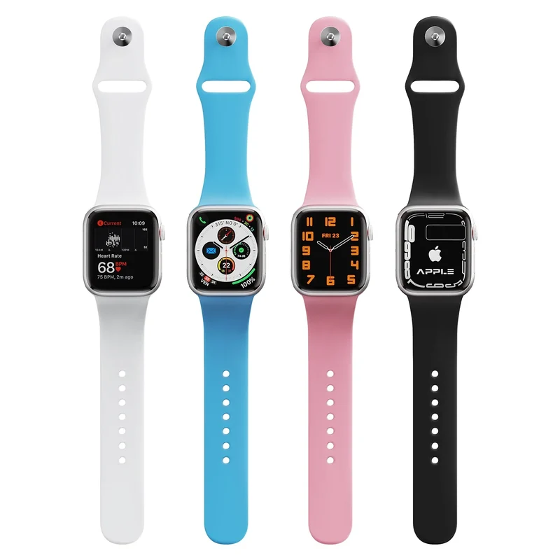 Laserpecker Zubehör Silikonarmbänder Apple Watch (4 Farben) M/L