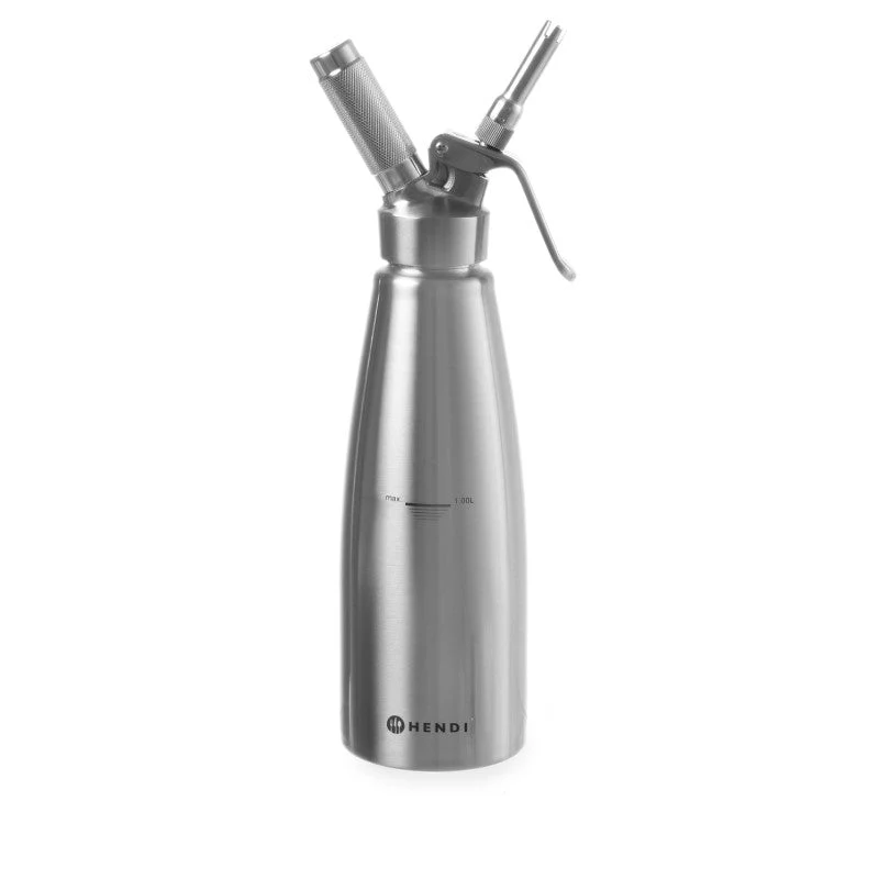 HENDI Sahnespender PROFI LINE, 1,0 Liter Rahmbläser