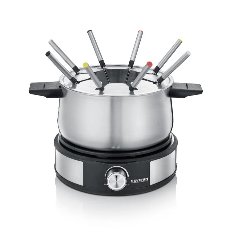 Severin Fondue-Set FO2471 edelstahl, schwarz