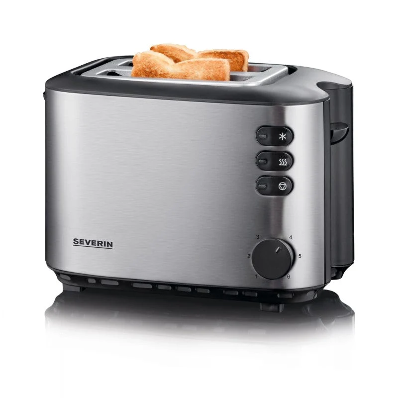Severin Toaster AT2514 CH, edelstahl/schwarz