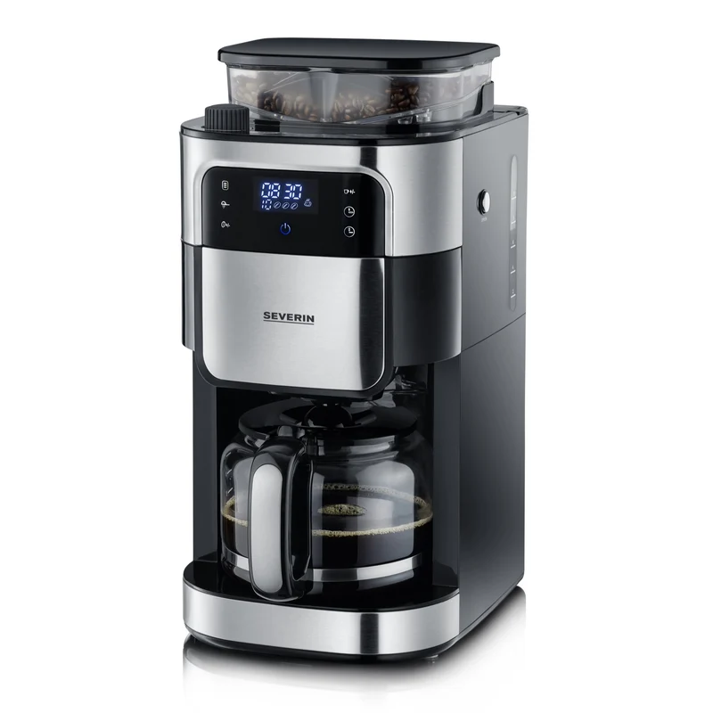 Severin Filterkaffeemaschine mit Edelstahl-Mahlwerk KA4813