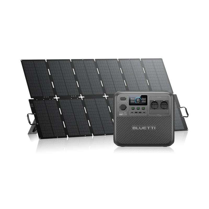BLUETTI Elite 200 V2+500 W Solar (Nur Für Deutschland)