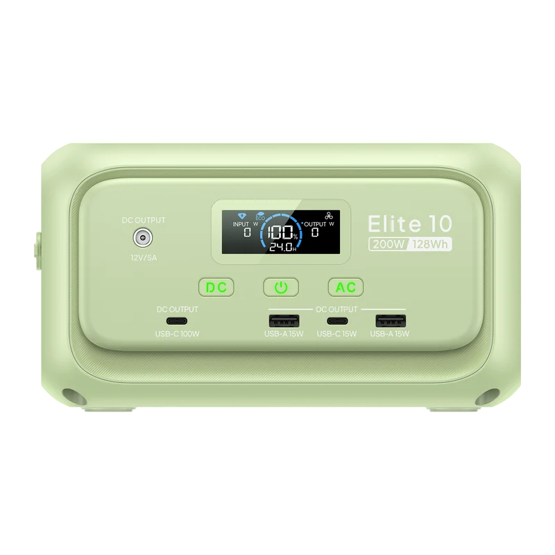 BLUETTI Elite 10 grün | 200 W 128 Wh Mini Powerstation (Nur Für Deutschland)