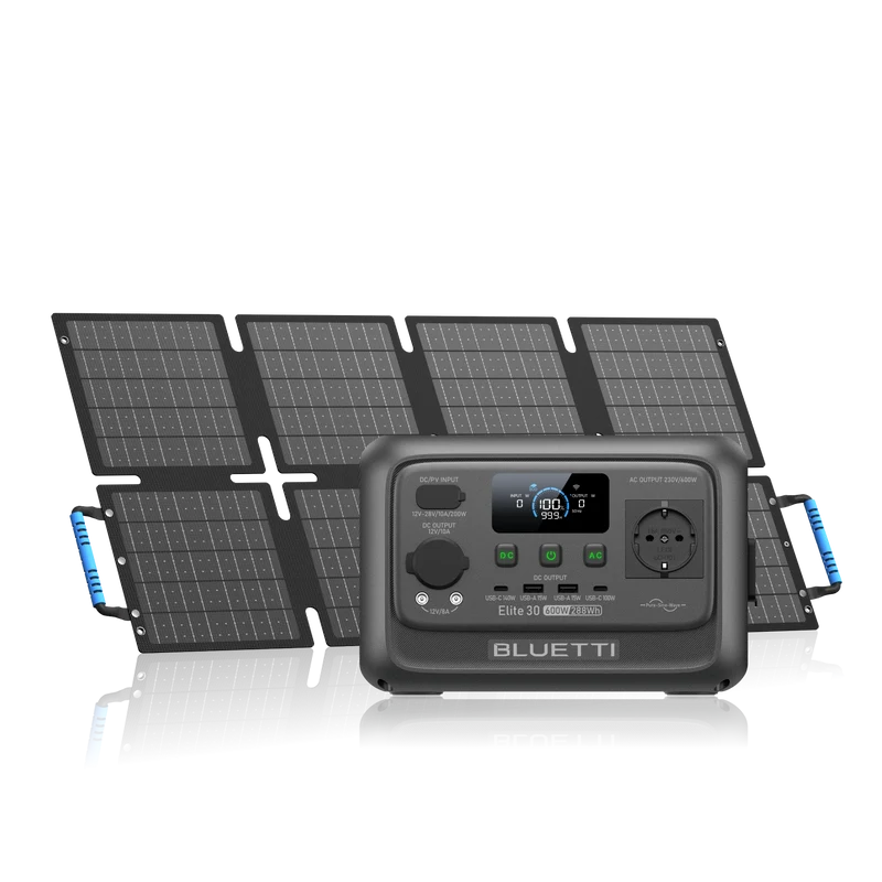 BLUETTI Elite 30 V2+60 W|600 W 288 Wh 60 W Solar Kit (Nur Für Deutschland)