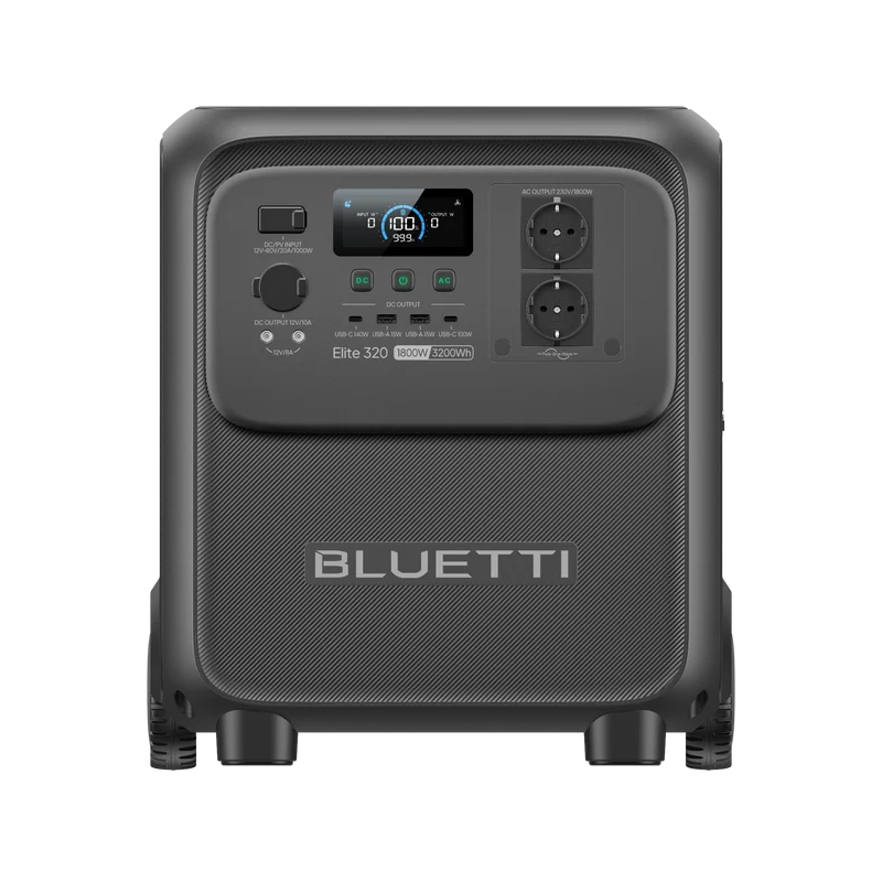 BLUETTI Elite 320 Tragbare Powerstation | 1.800W 3.200Wh
