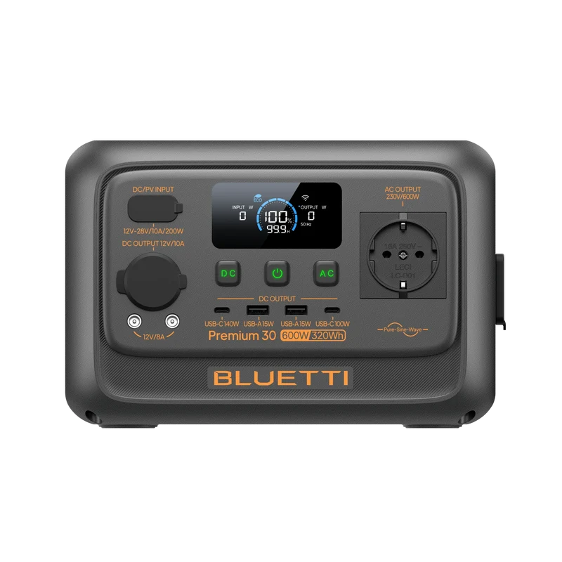 BLUETTI Premium 30 V2 Tragbare Powerstation | 600 W 320 Wh