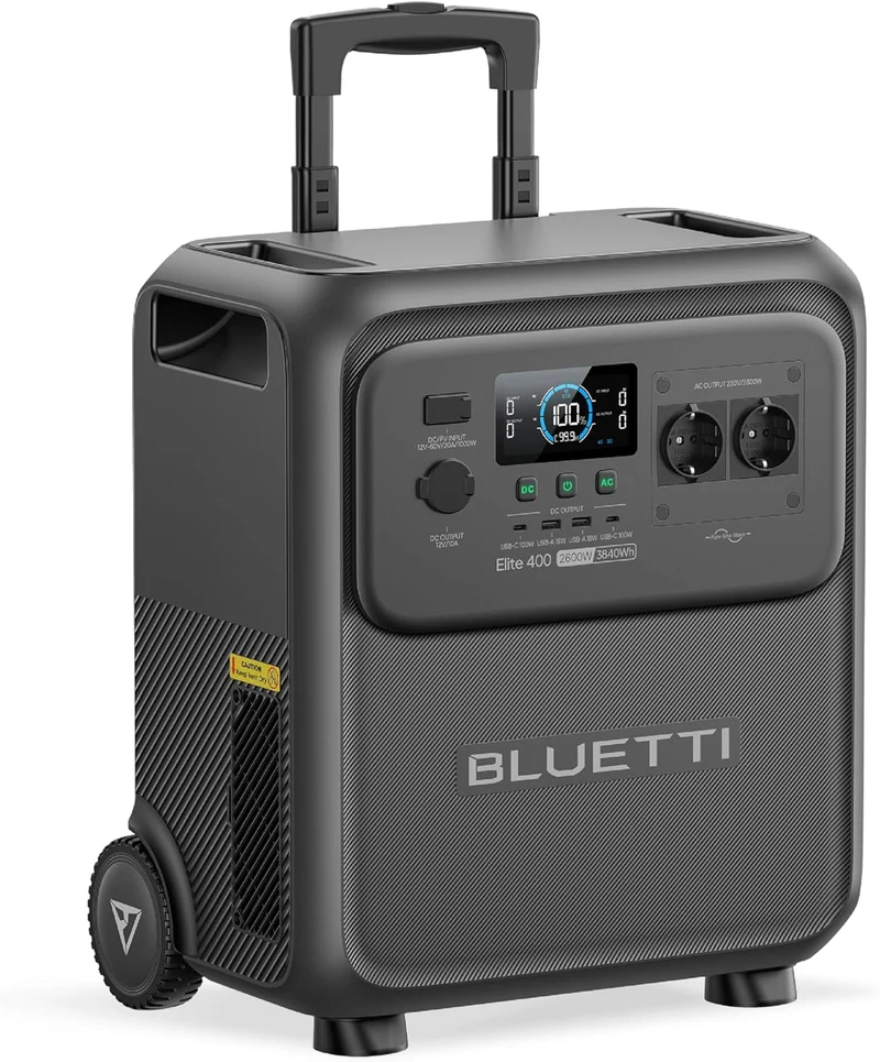BLUETTI Elite 400 tragbare Powerstation | 2.600 W, 3.840 Wh (Amazon)