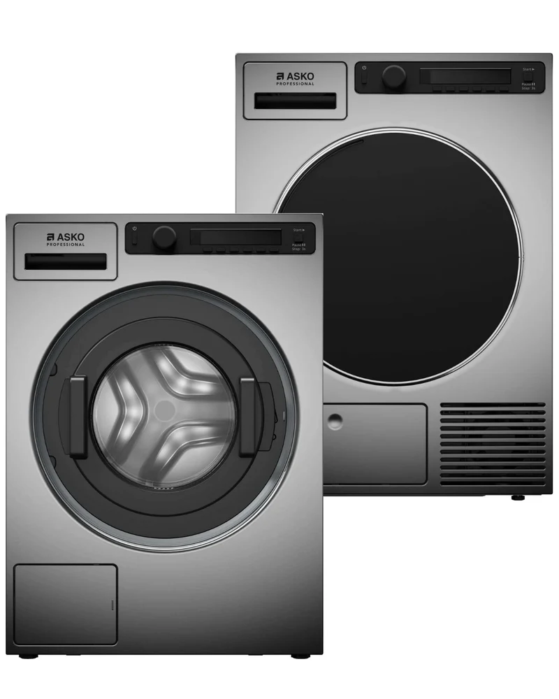 ASKO Professional Set WMC 6743PB & TDC 1771H