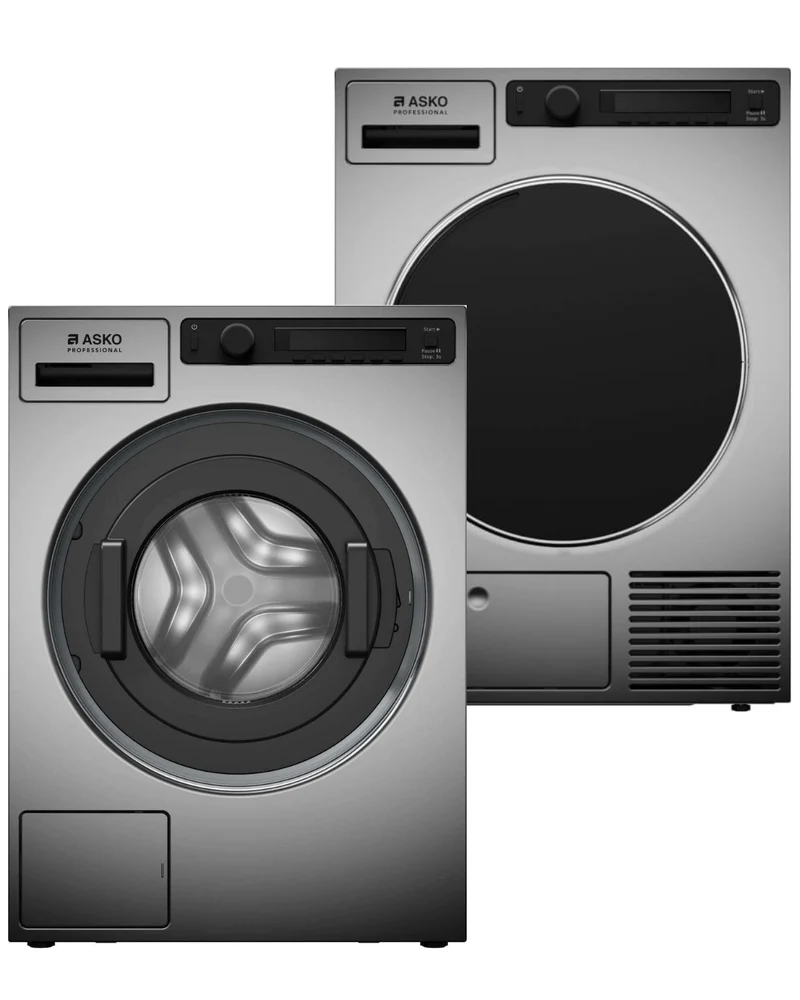 ASKO Professional Set WMC 8944PB & TDC 1772CB