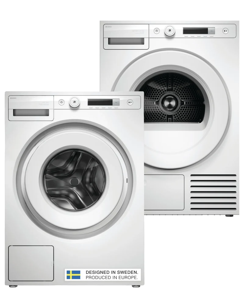 ASKO CLASSIC Waschset W1084BW & T108HBW